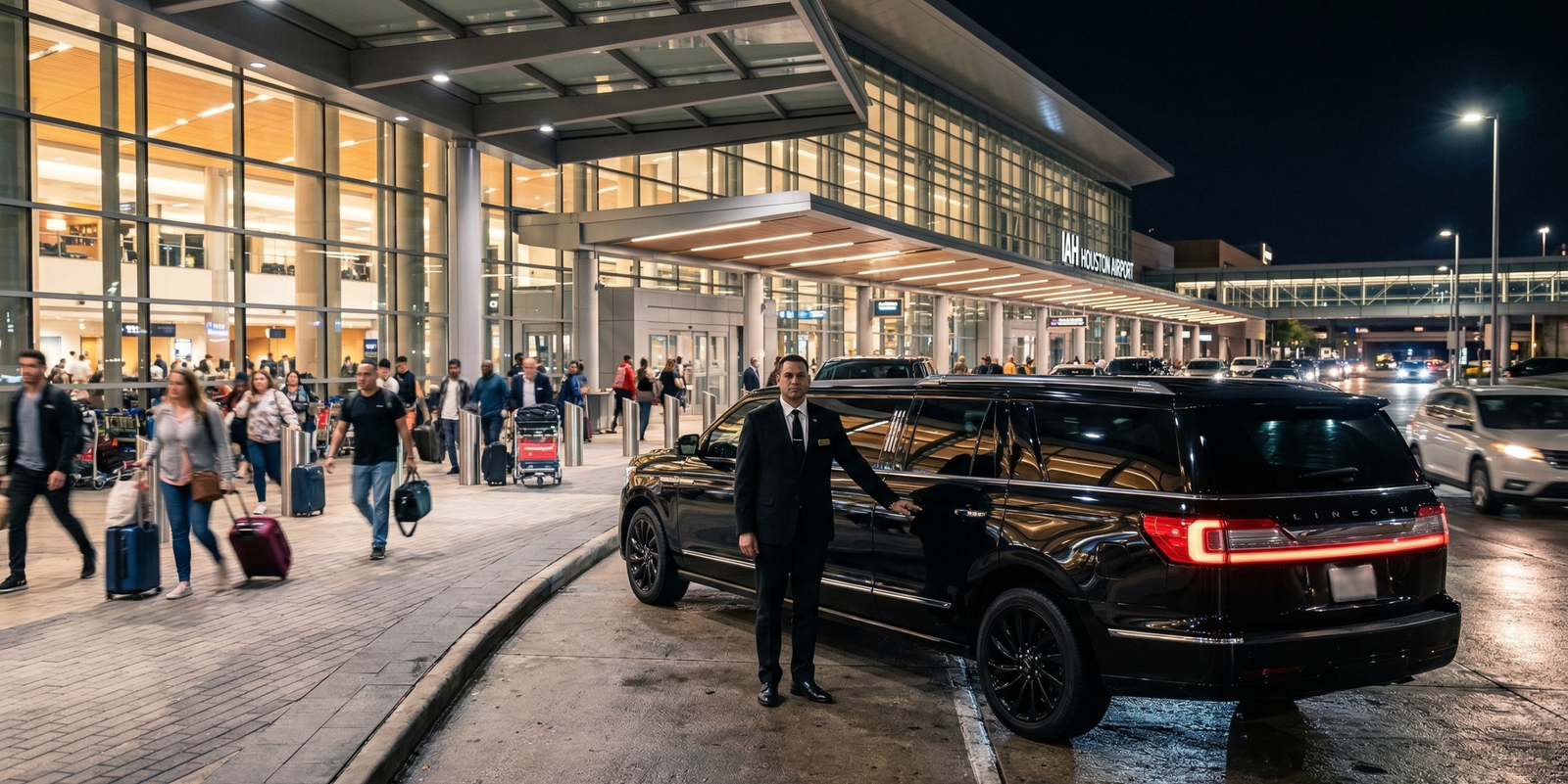 private jet FBO transportation Houston limousine