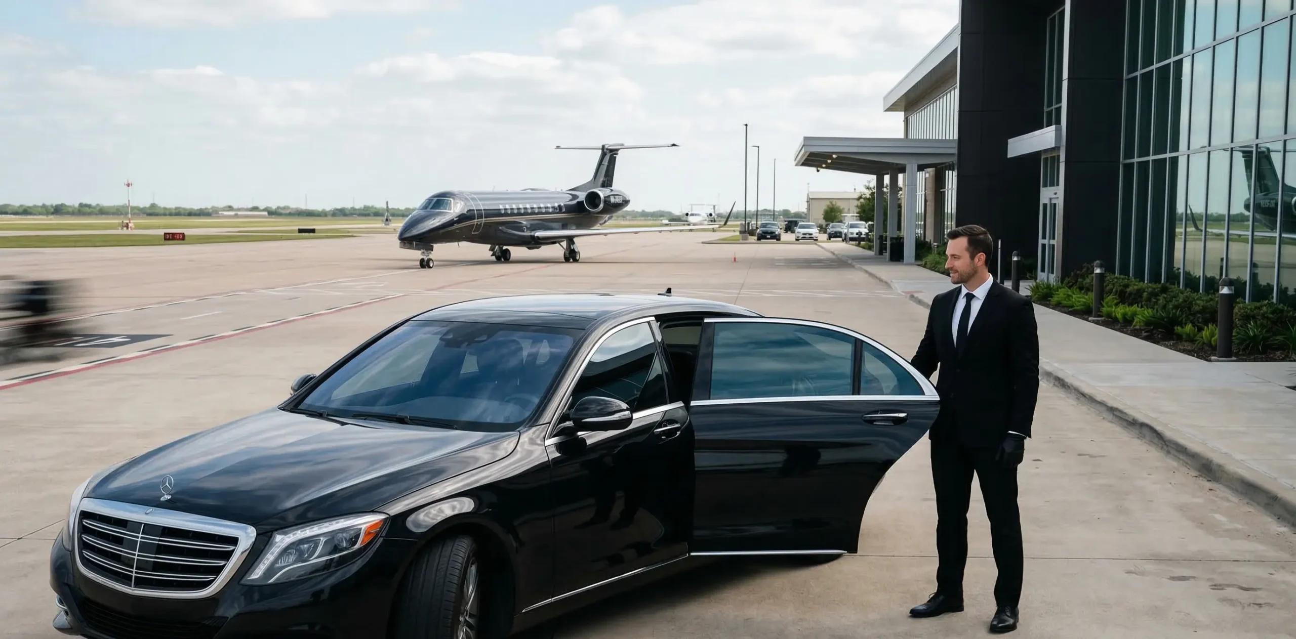 Sugar Land Regional Airport car service luxury sedan pickup